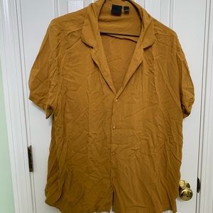 ASOS yellow / mustard shirt men’s L